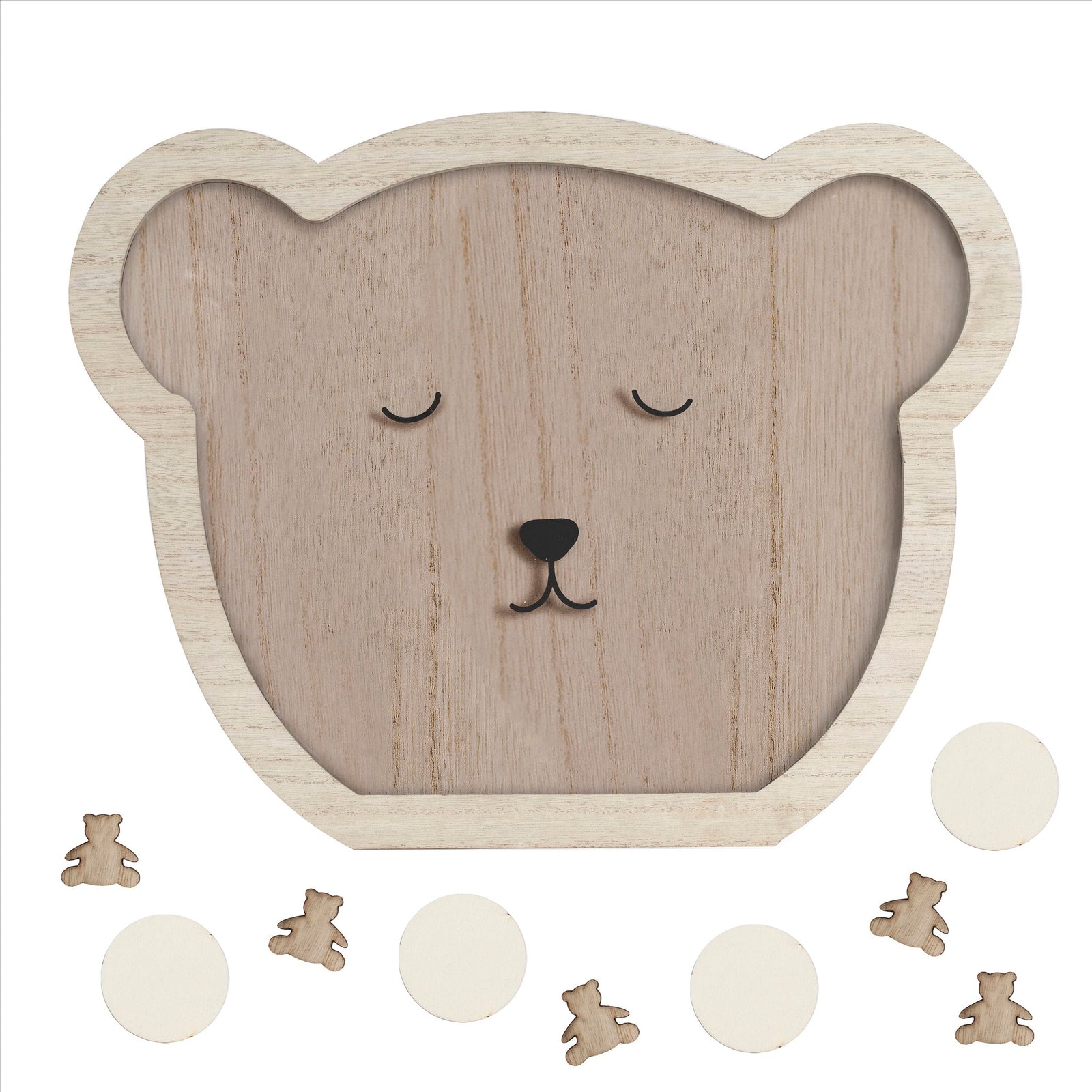 Wooden Teddy Baby Shower Guest Book Alternative