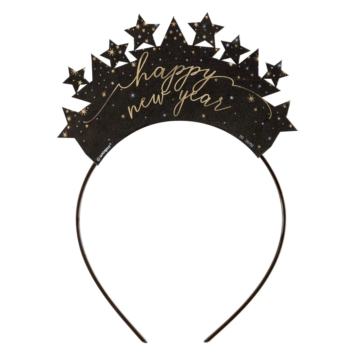 Disco New Year Party Headbands with Paper Cutouts