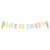 Life is Sweet Ice Cream Banner with MinI Foil Balloons
