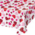 Pink and Red Hearts Plastic Table Cover
