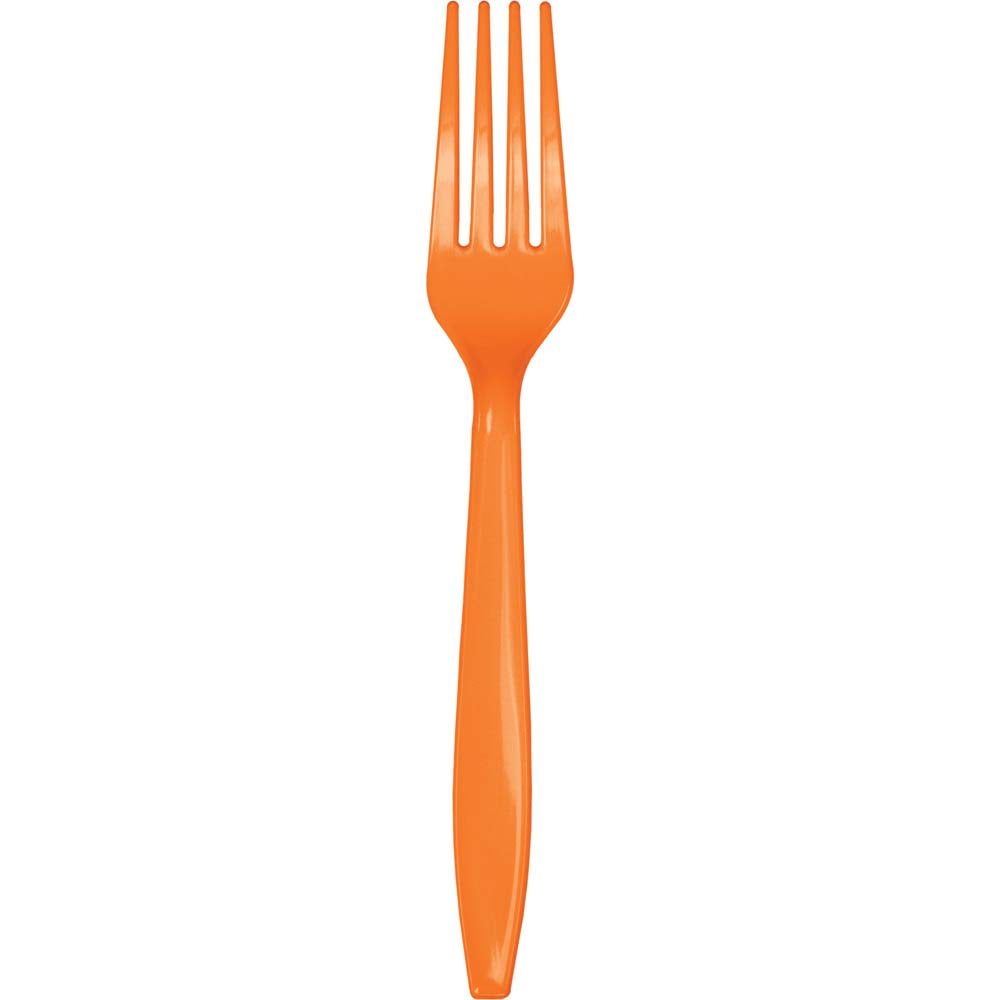 Sunkissed Orange Premium Cutlery