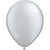 Silver Latex Balloons 11"