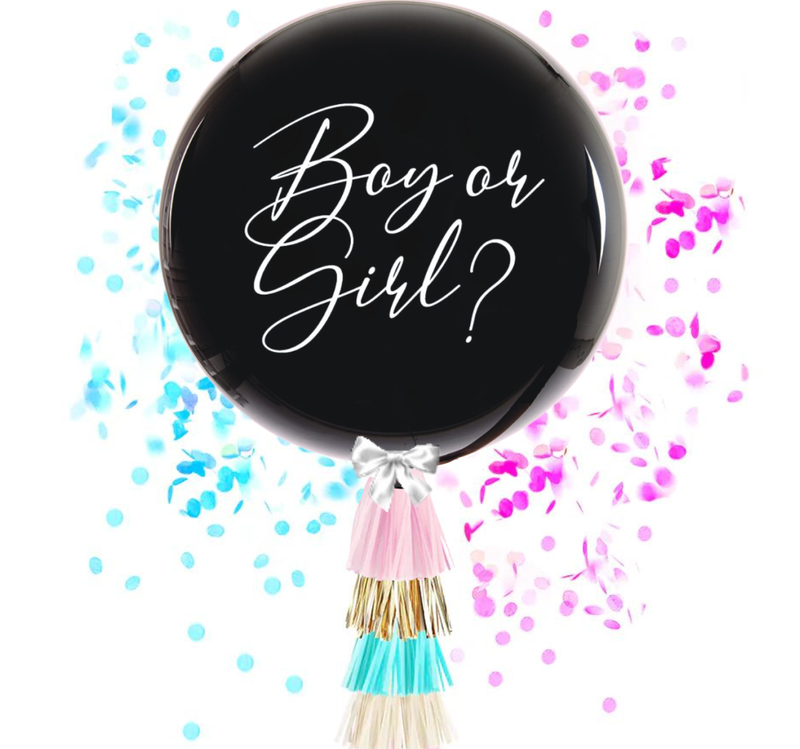 Boy or Girl Gender Reveal Balloon 36"
