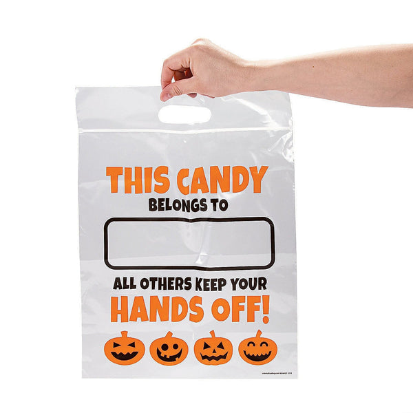Large Halloween Zip Treat Bags Haflaty Store