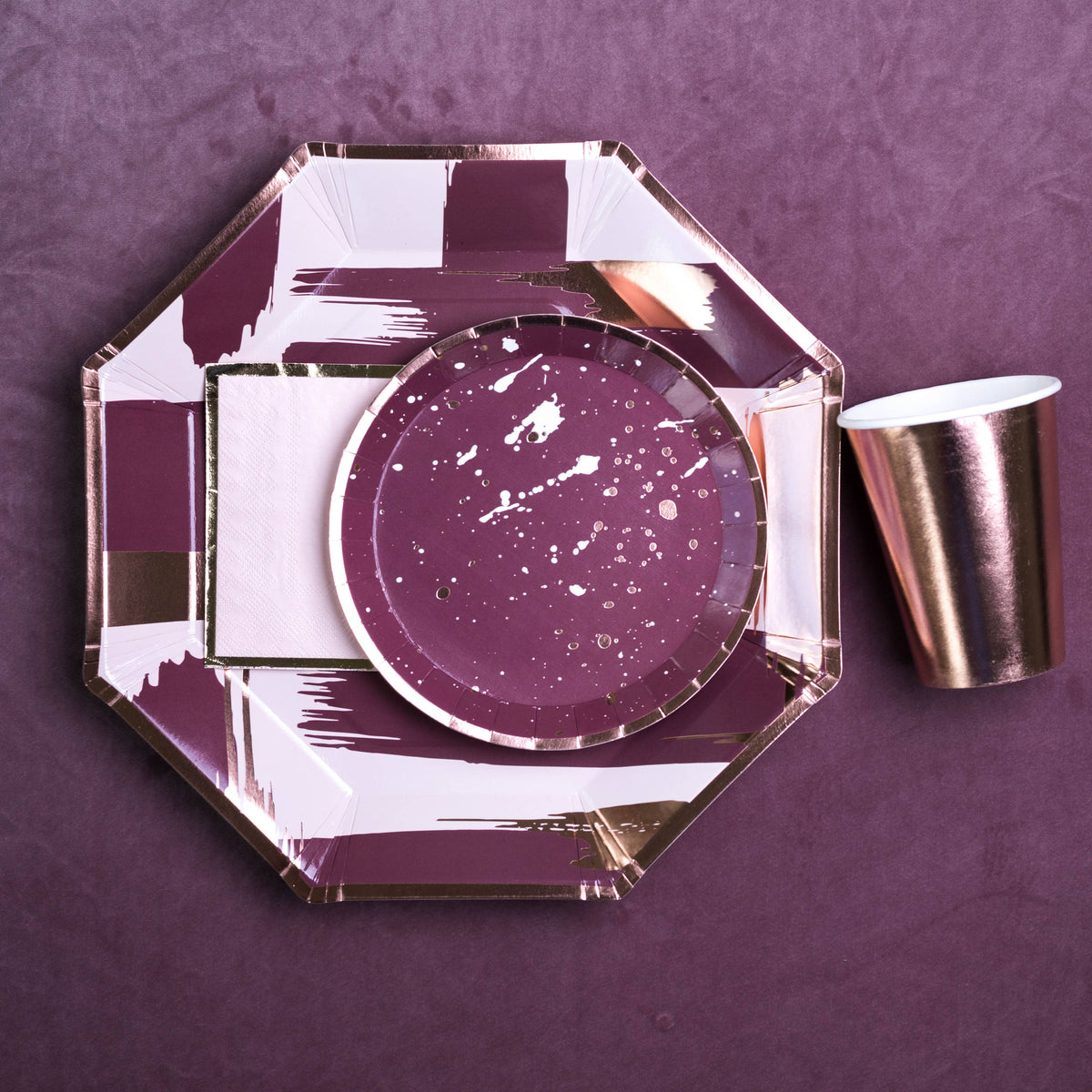 Mauve-Elous Charger Plates 