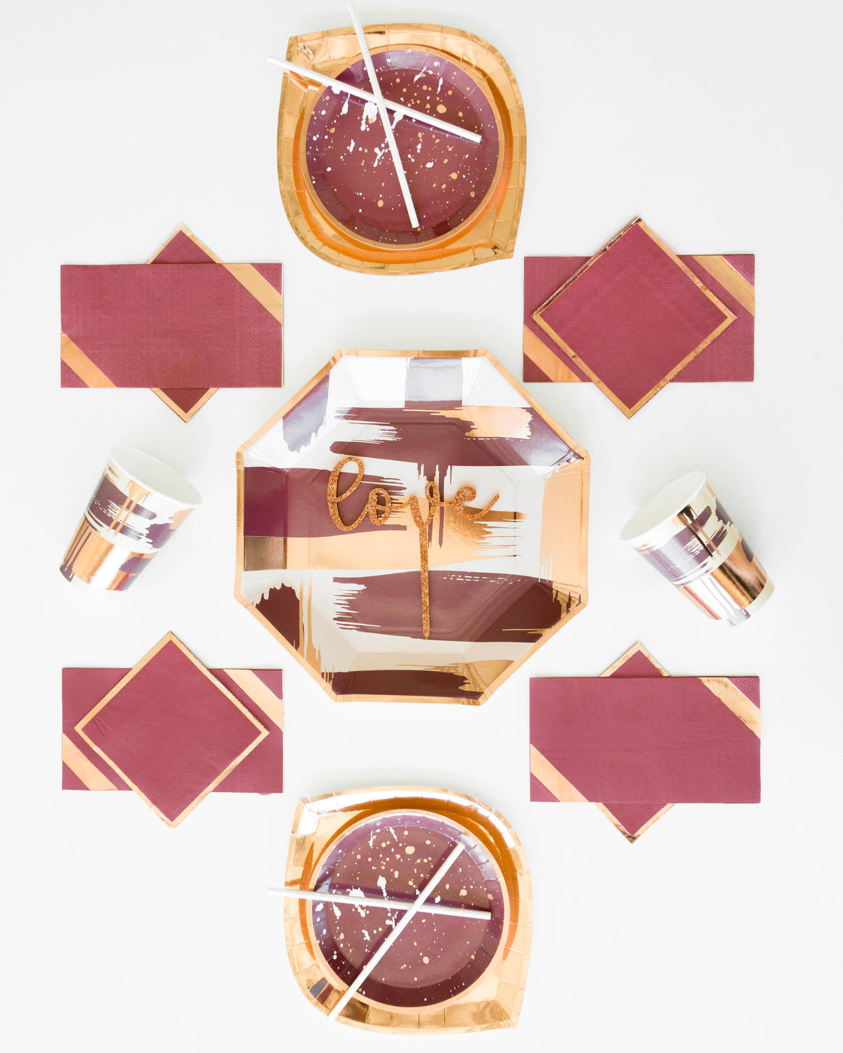 Mauve-Elous Charger Plates 