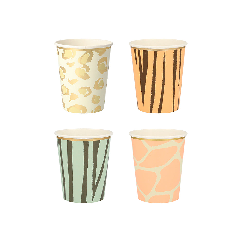 Safari Animal Print Party Cups 