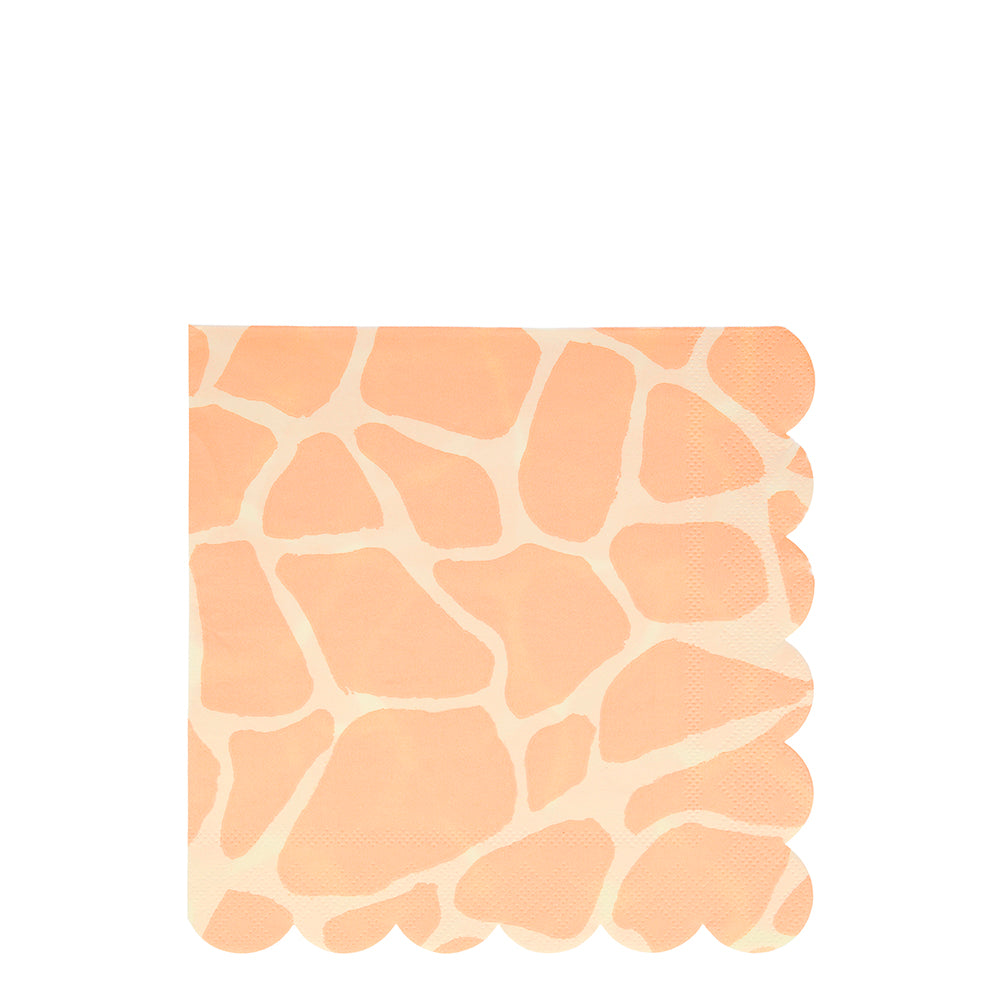 Safari Animal Print Large Napkins 