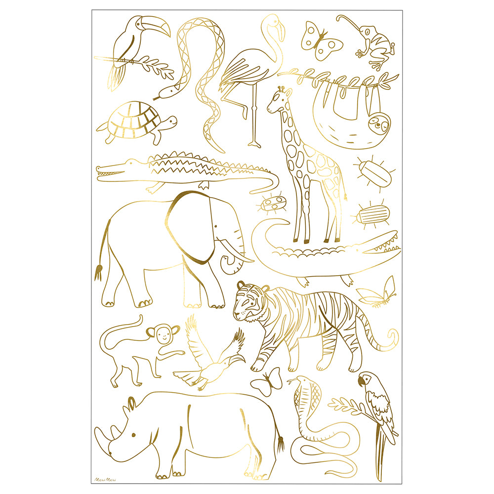 Jungle Coloring Posters 