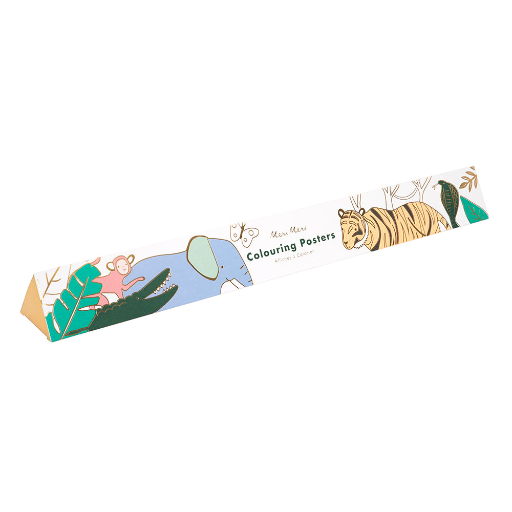 Jungle Coloring Posters 