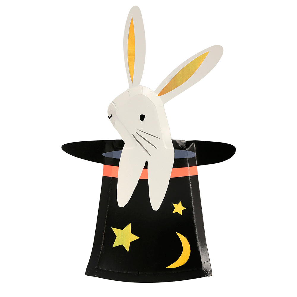 Bunny In Hat Shaped Plates
