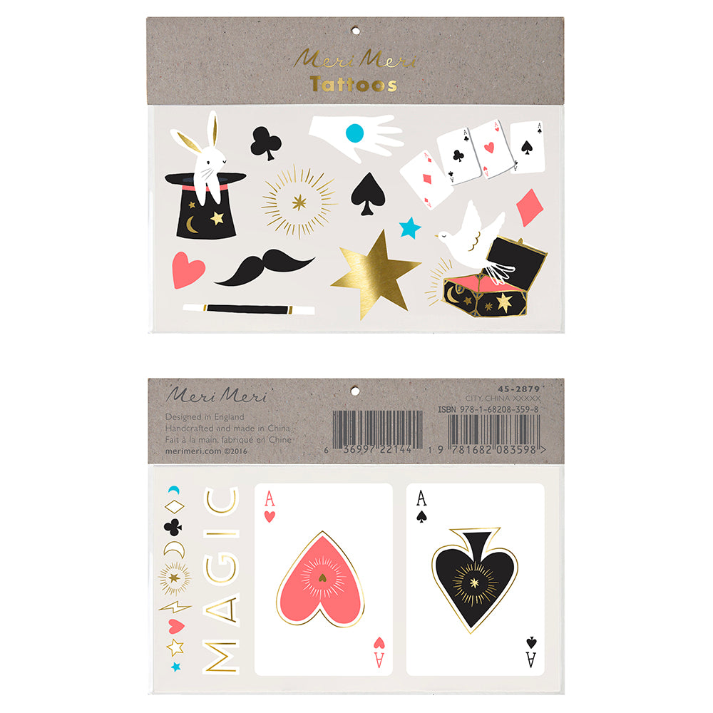 Large Magic Temporary Tattoos Meri Meri