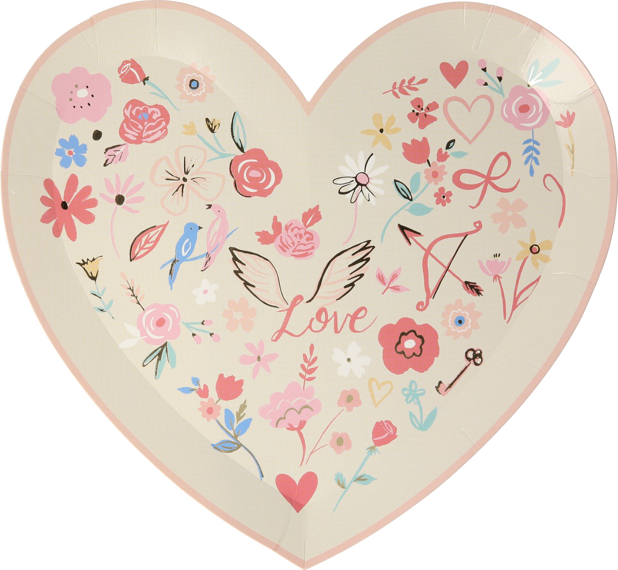 Valentine Heart Cut Plates