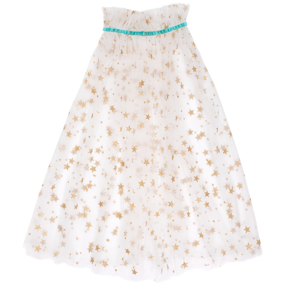 White Star Tulle Cape &amp; Wand 