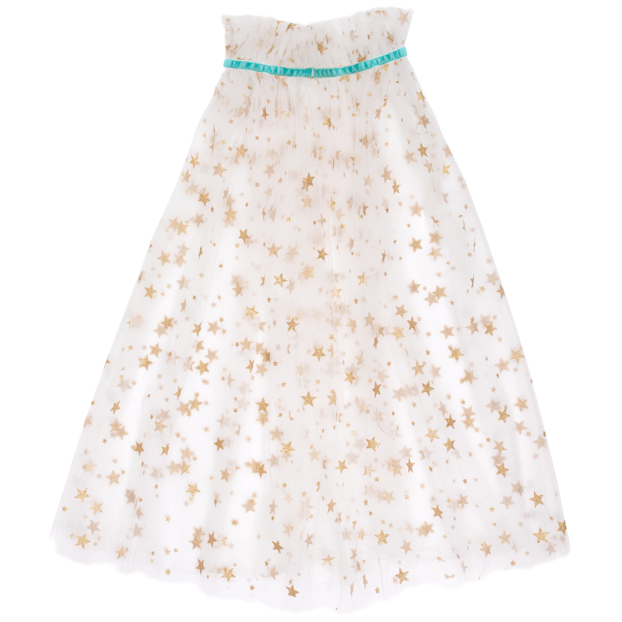 White Star Tulle Cape & Wand 