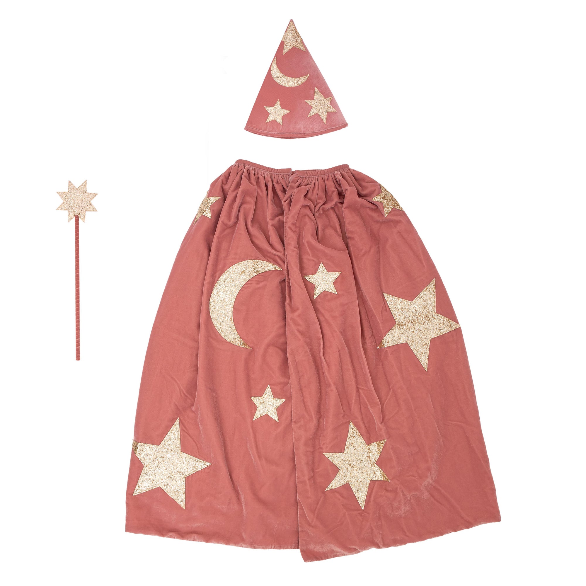 Pink Velvet Wizard Costume Meri Meri