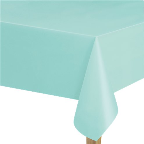 Mint Green Plastic Tablecover 