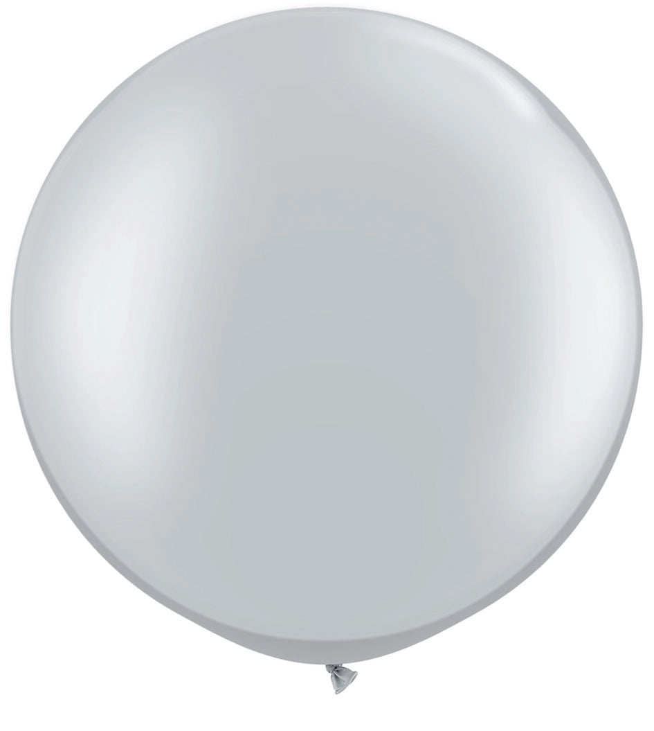 Large Silver Balloon 30&quot;