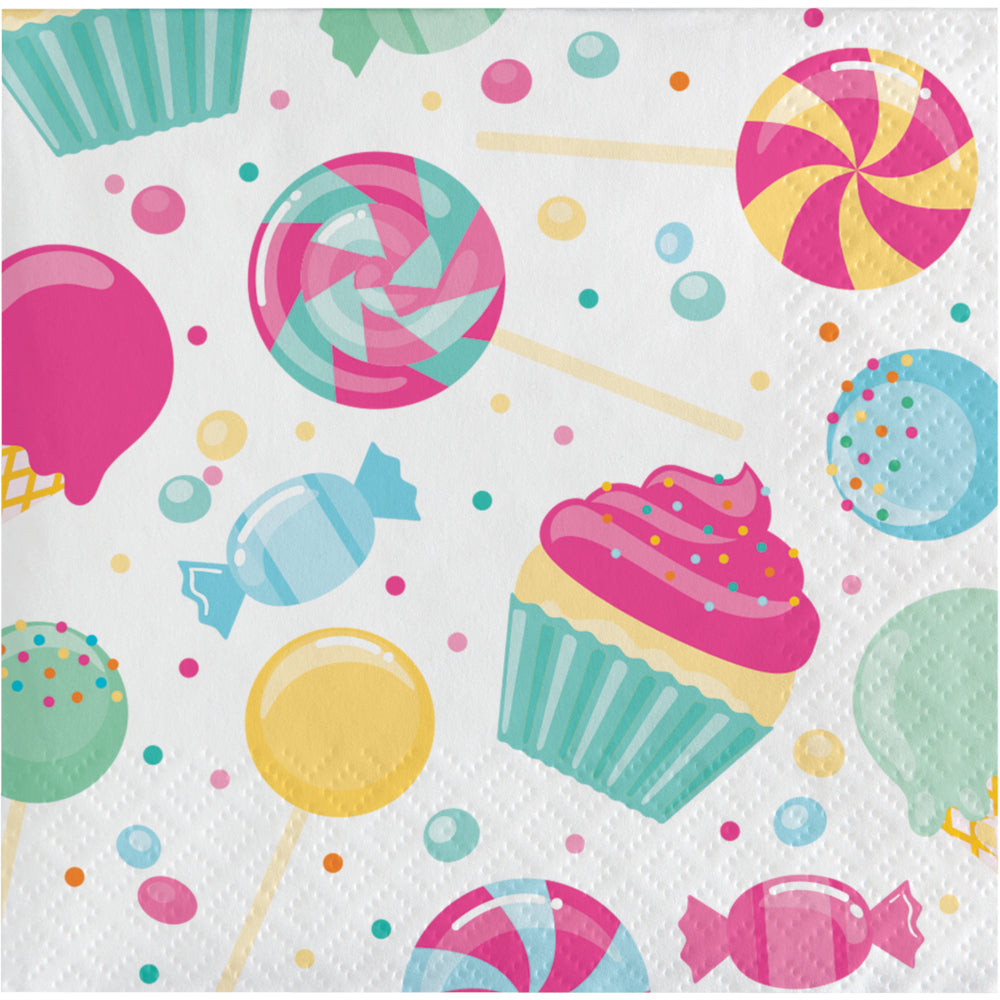 Candy Bouquet Beverage Napkins 