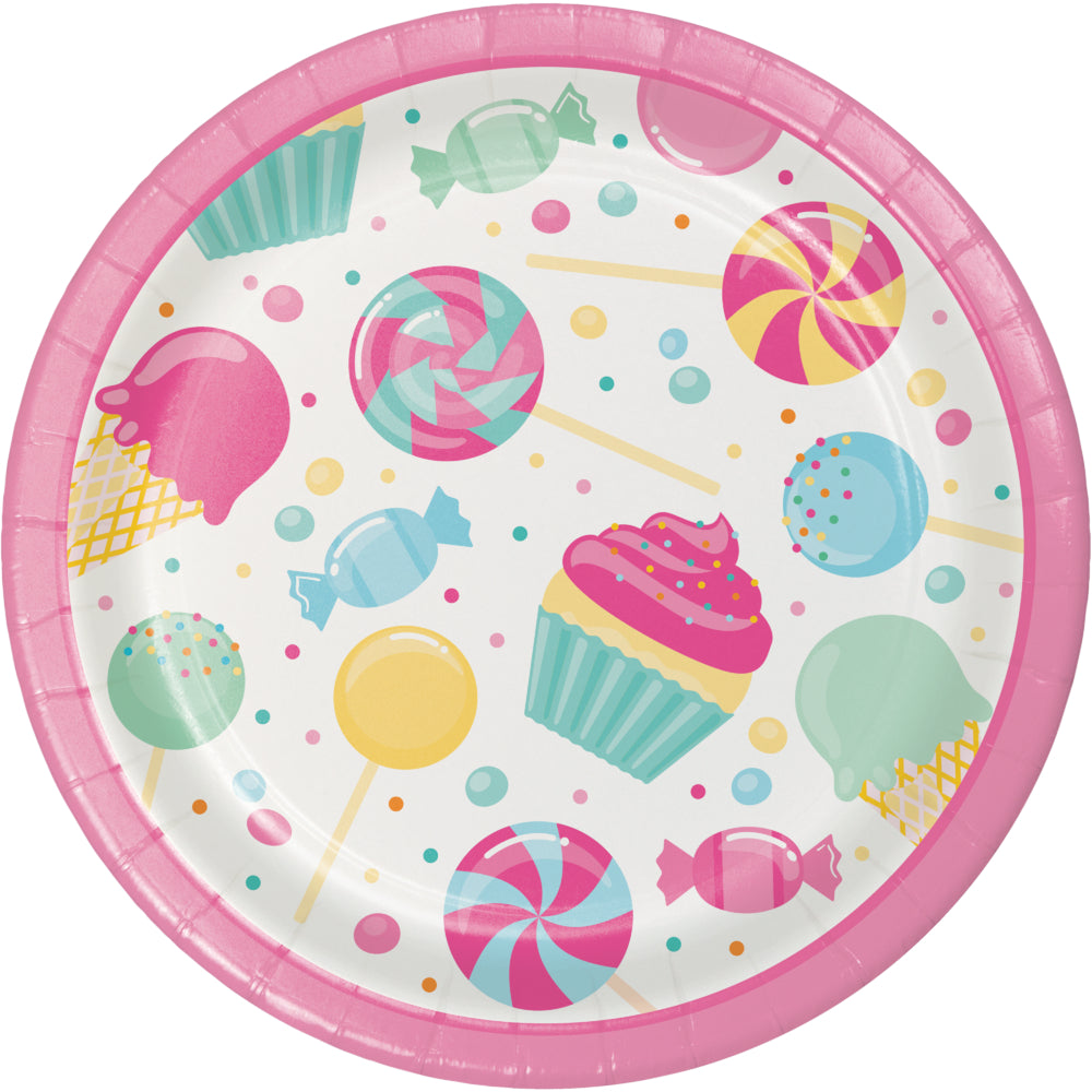 Candy Bouquet Party Plates