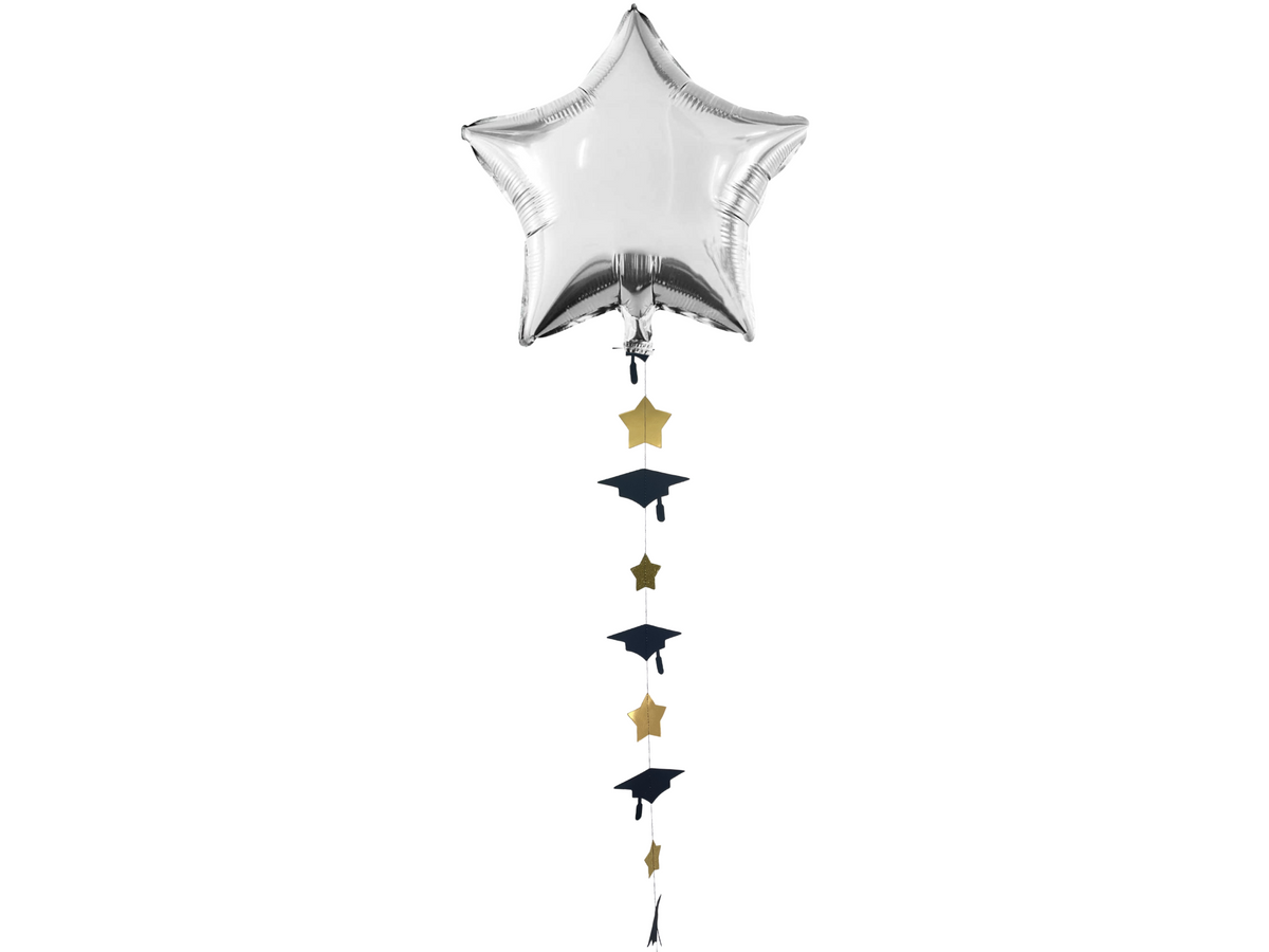 Graduation Cap Balloon Tail