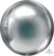 Silver Orbz Balloon