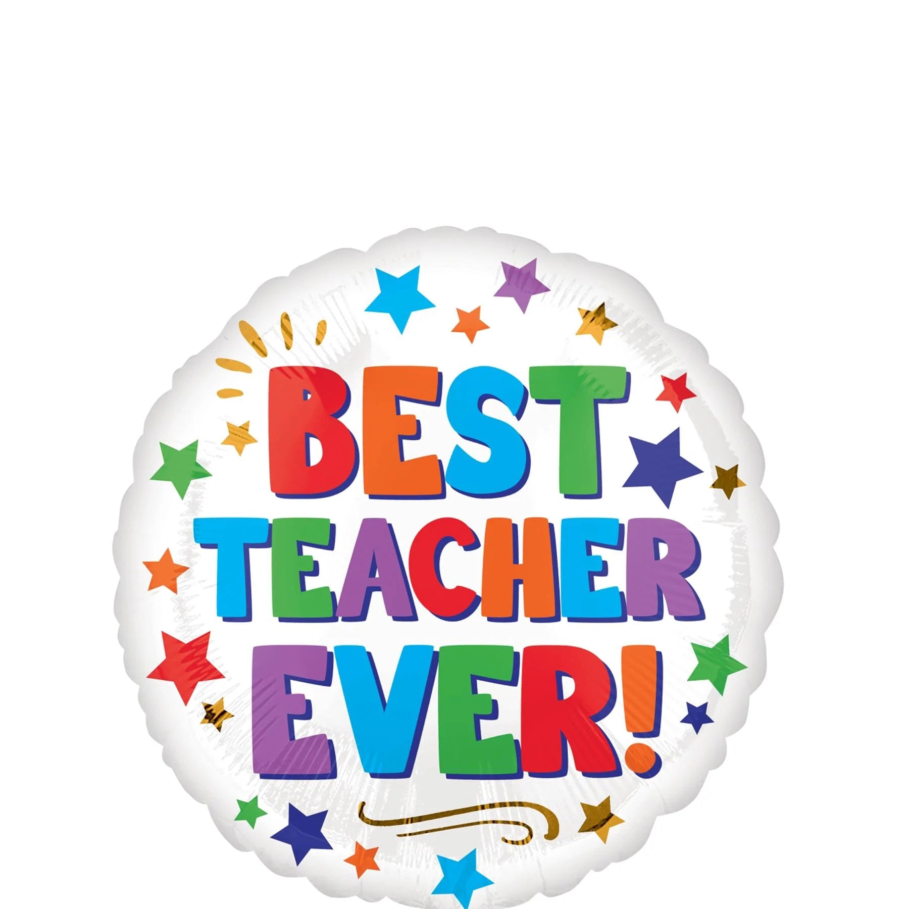 Best Teacher Ever Foil Balloon 