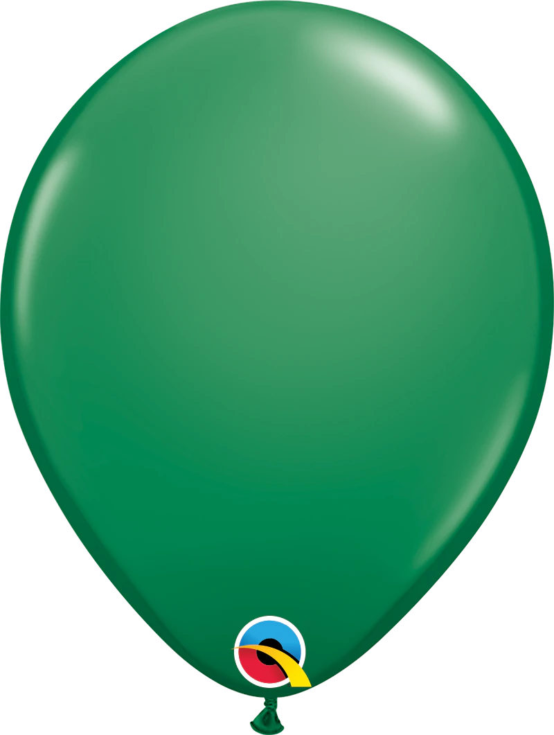 Green Latex Balloons 11"