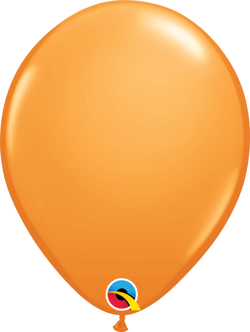 Orange Latex Balloons 11"