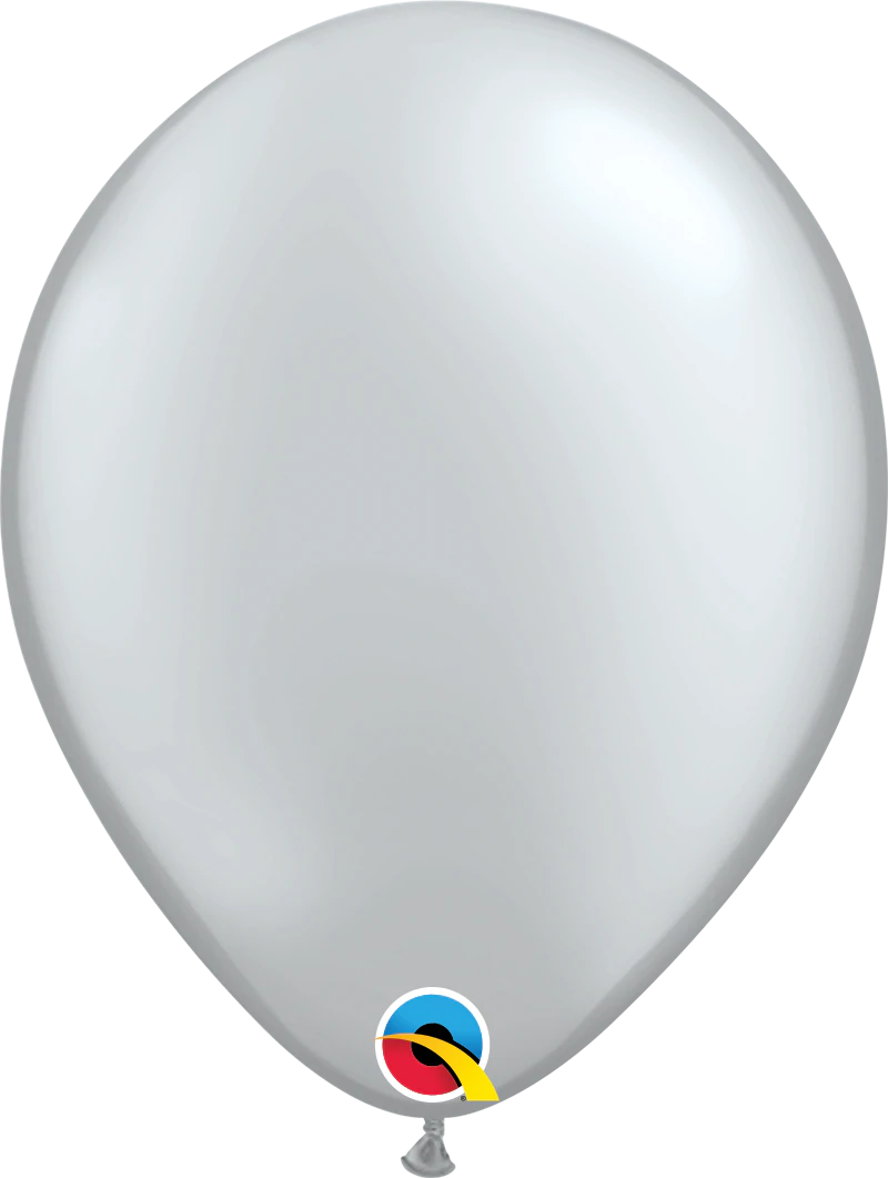 Grey Latex Balloons 11"