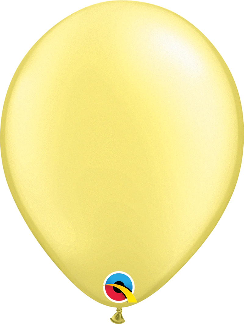Pearl Lemon Chiffon Balloons 11"