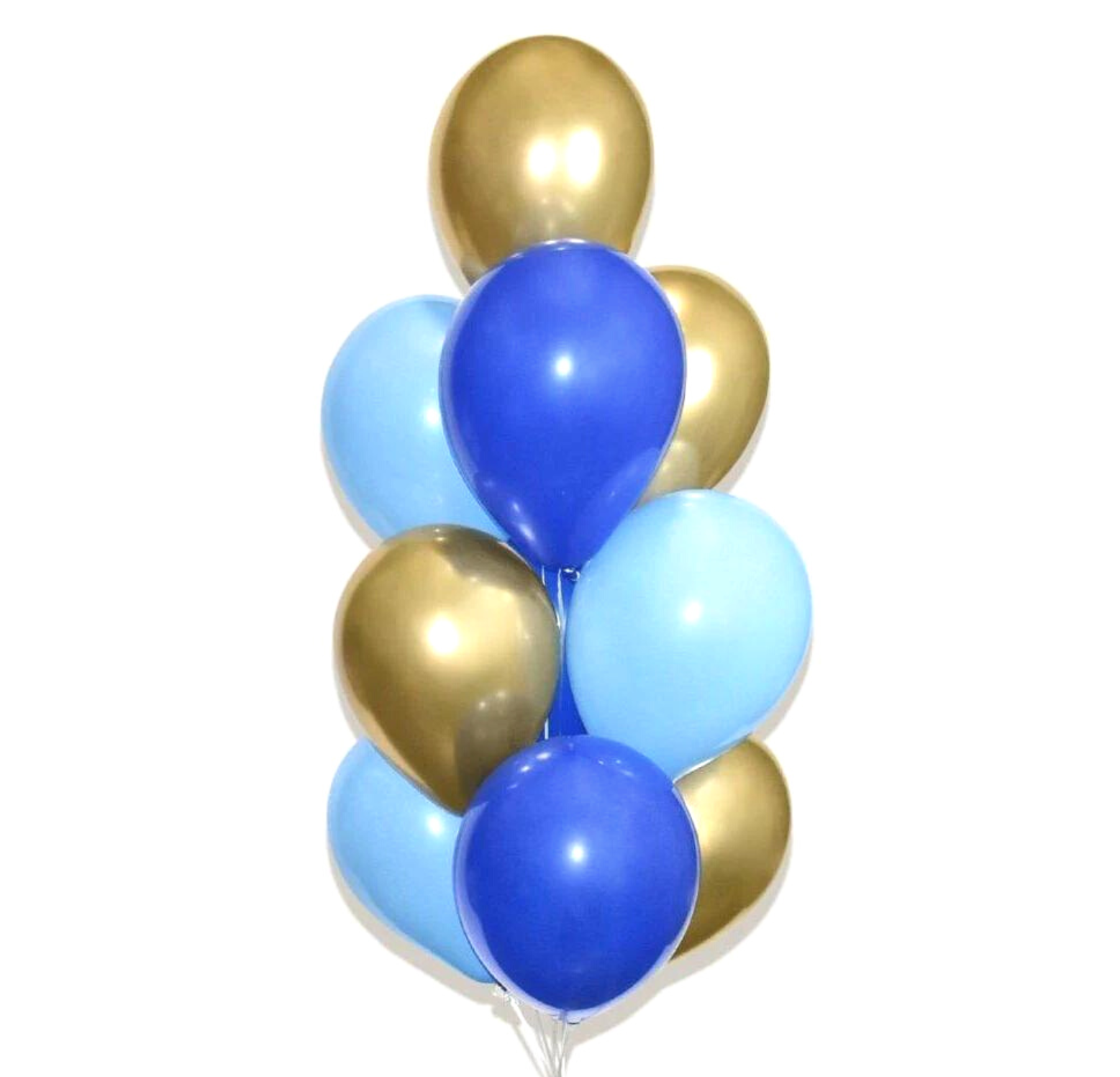 Dark Blue, Pale Blue & Chrome Gold Bouquet