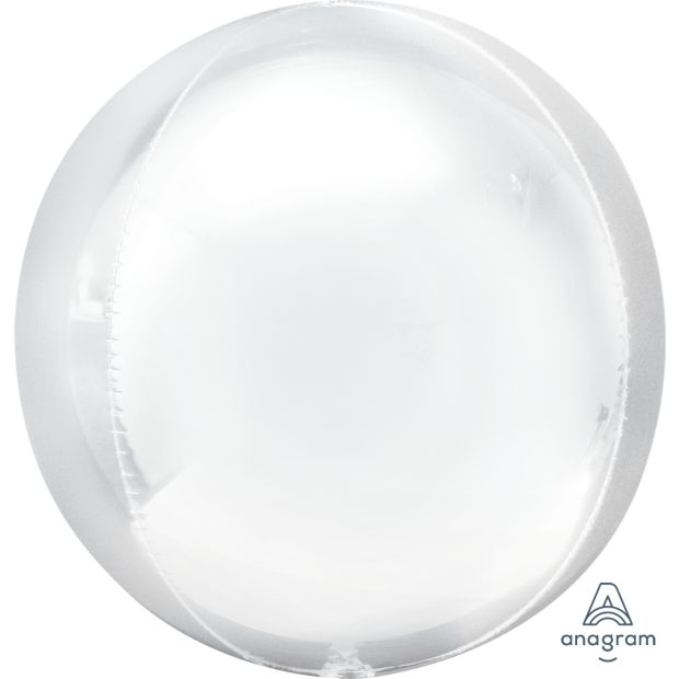 White Orbz Balloon