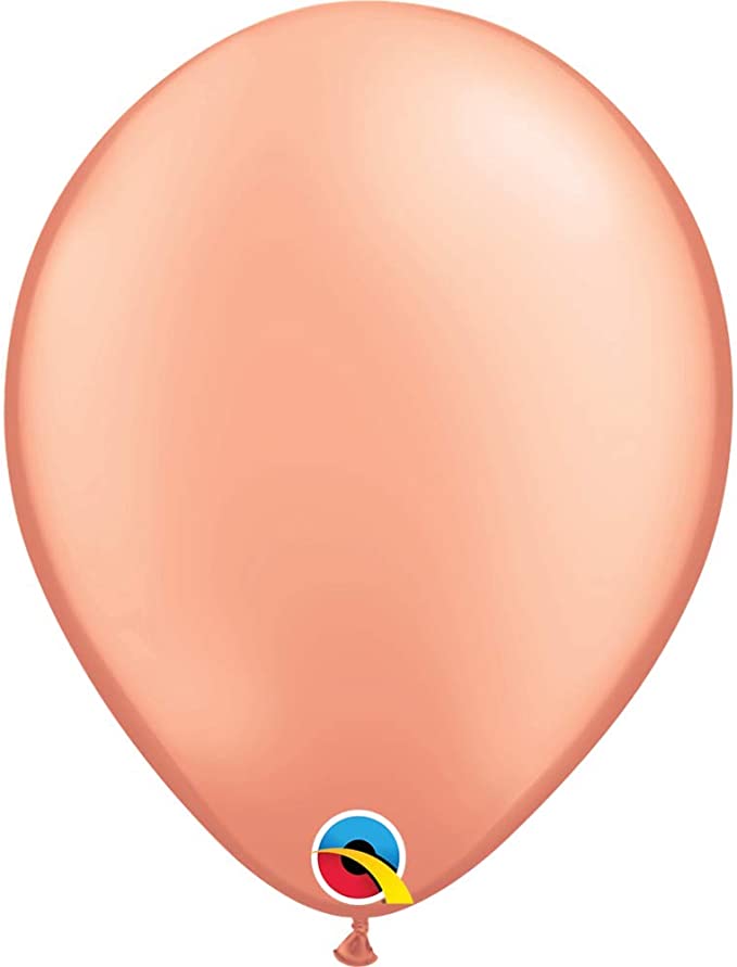Rose Gold Latex Balloons 11” 