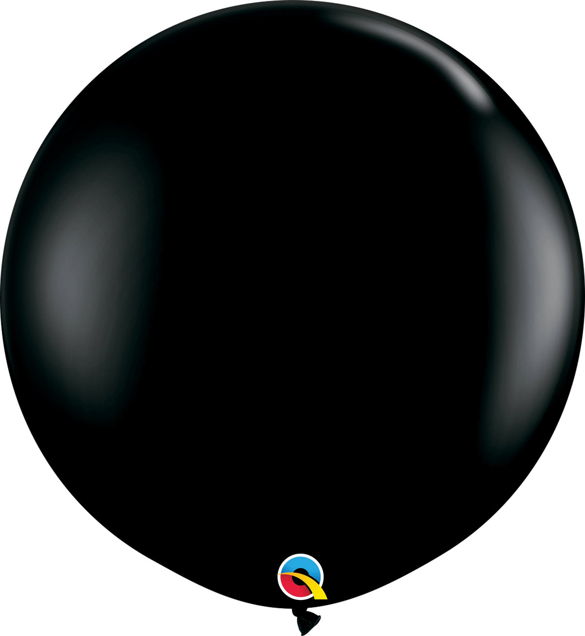 Large Black Round Balloon 36"