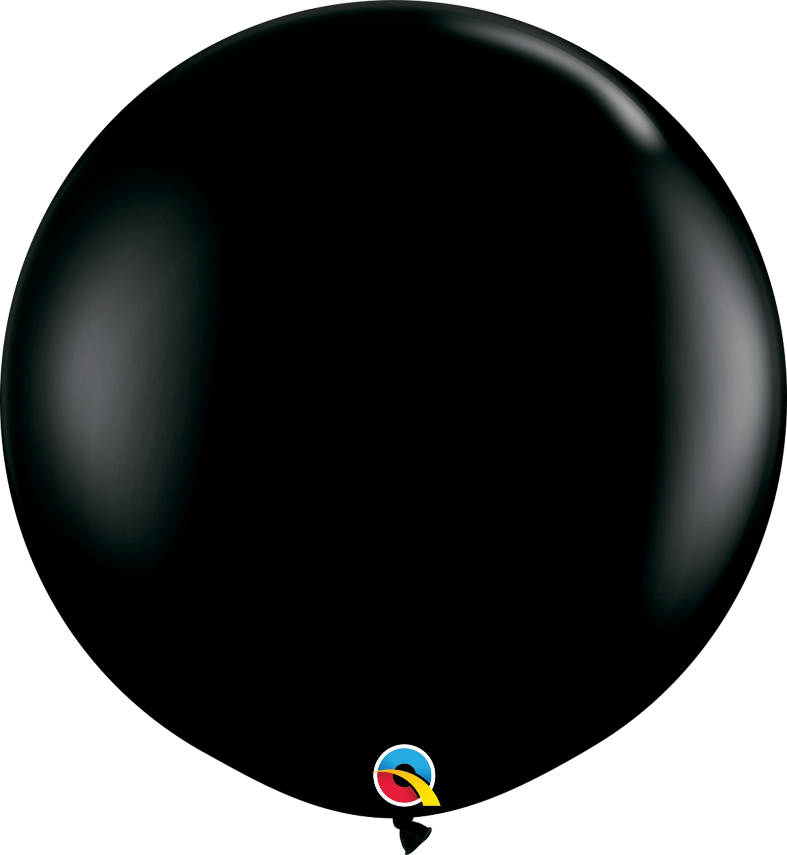 Large Black Round Balloon 36"