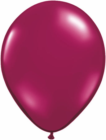 Pearl Burgundy Latex Balloons 11&quot;