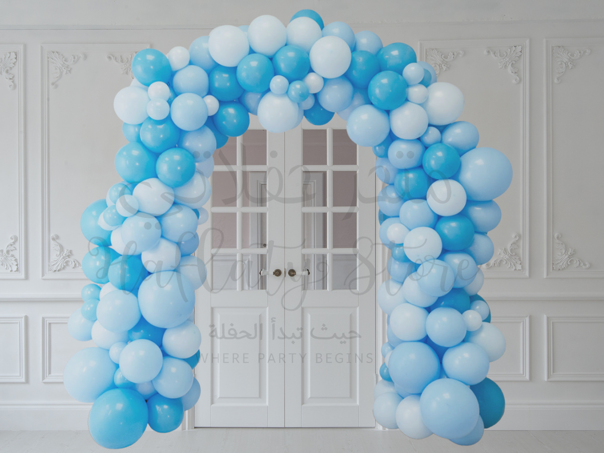 Light Blue Balloon Arch
