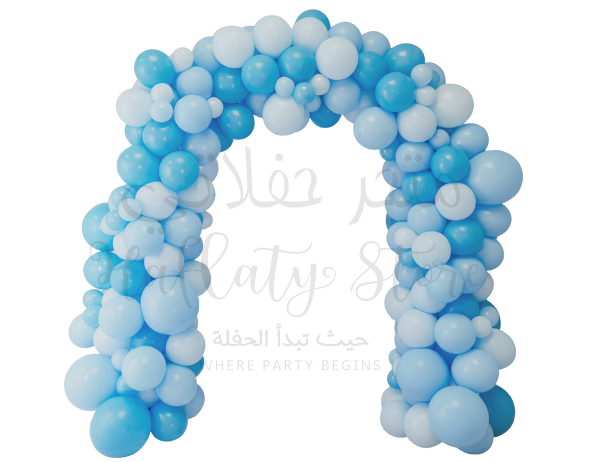 Light Blue Balloon Arch