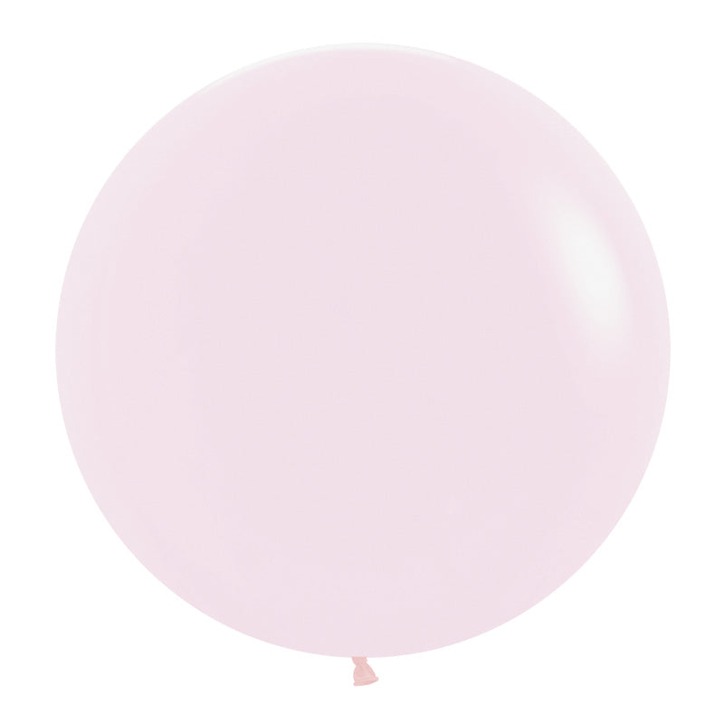 Matte Pastel Pink Round Balloon