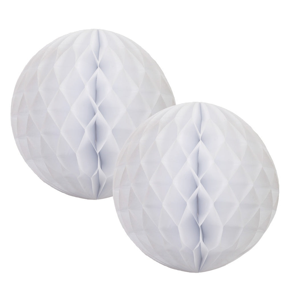 Classic White Honeycomb Ball  