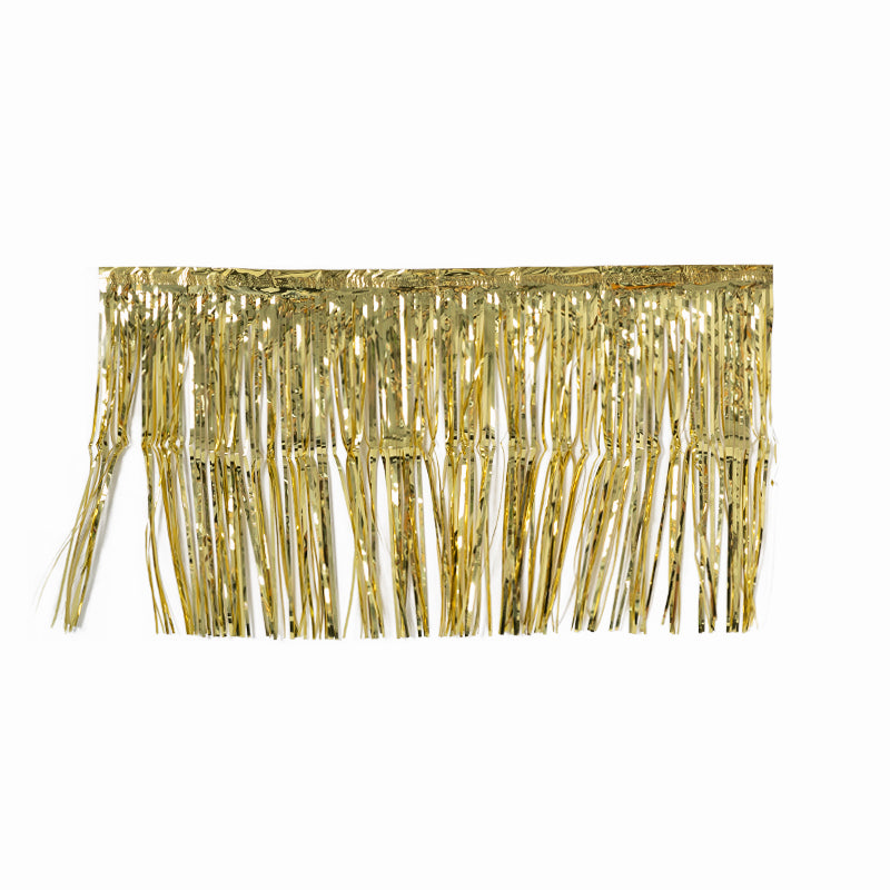 Metallic Gold Tinsel Fringe