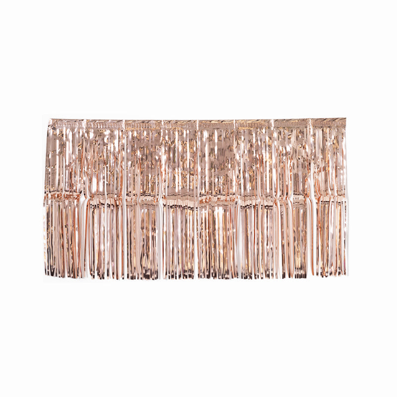 Rose Gold Foil Fringe