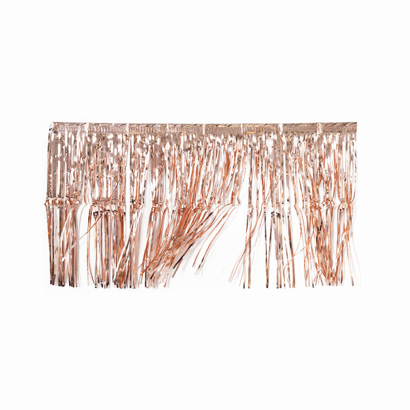 Rose Gold Foil Fringe