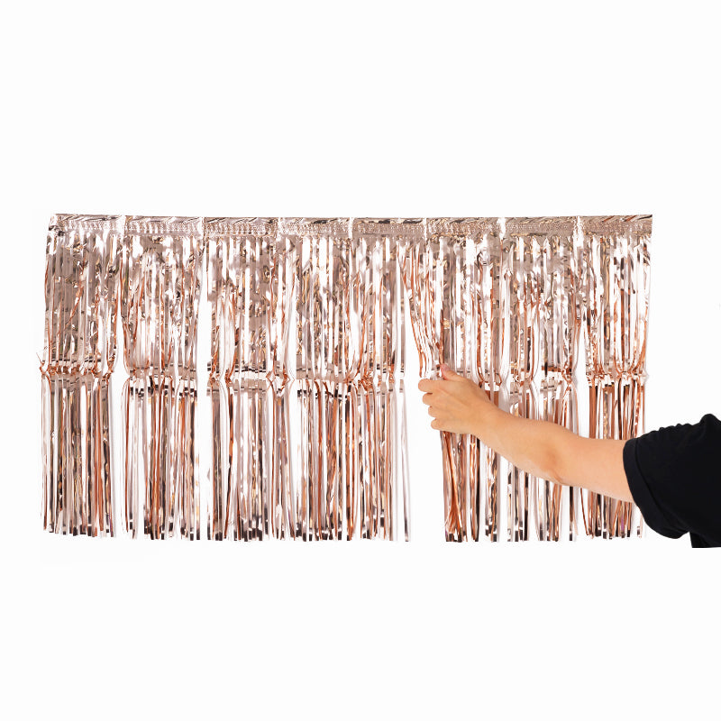 Rose Gold Foil Fringe