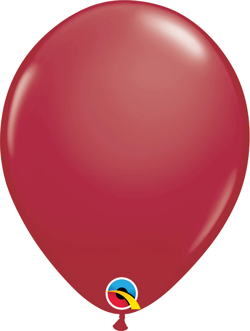Maroon Latex Balloons 11"