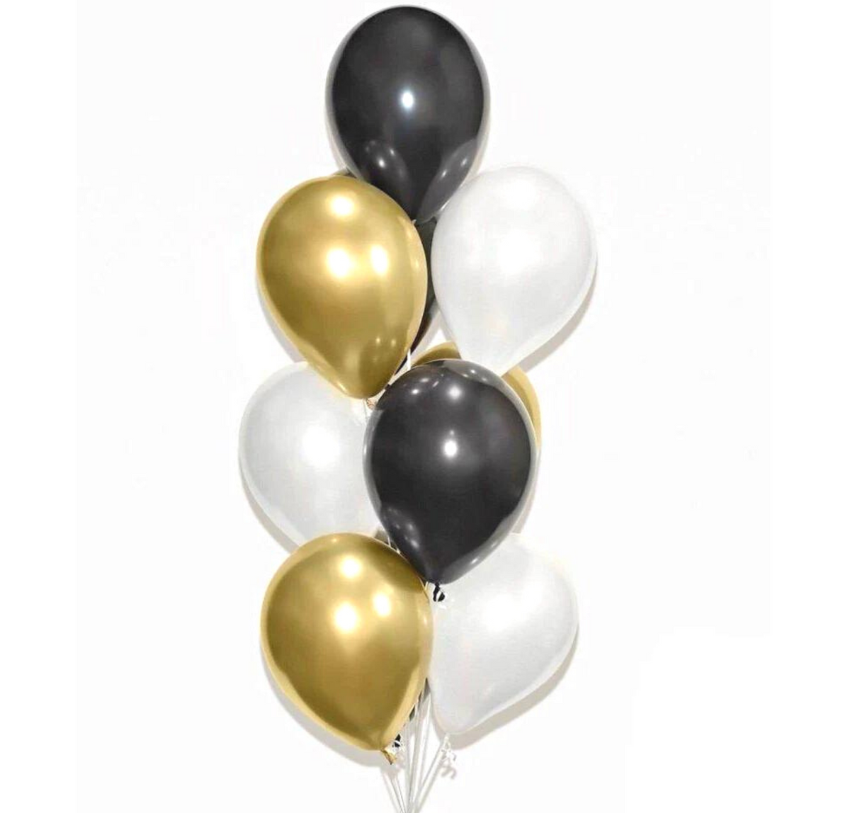 Chrome Gold, Black &amp; White Bouquet