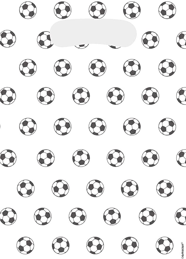 Football Plastic Party Bags