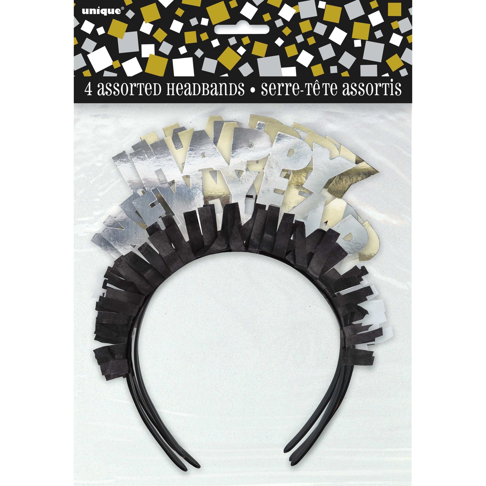 Gold & Silver Headbands with Fringe