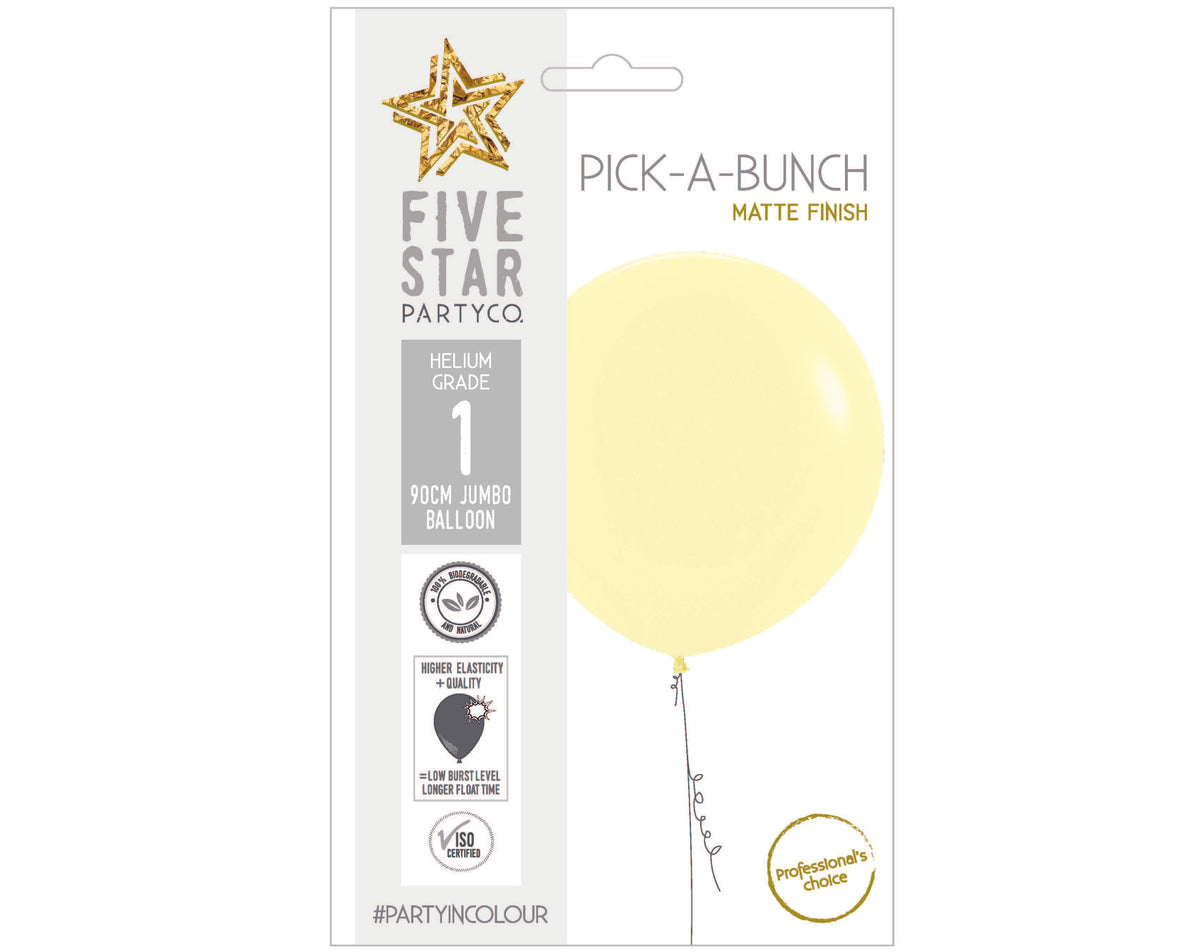 Matte Pastel Pink Round Balloon 90CM